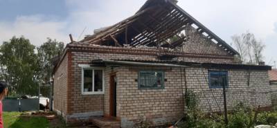 В Башкирии ветром снесло крыши домов