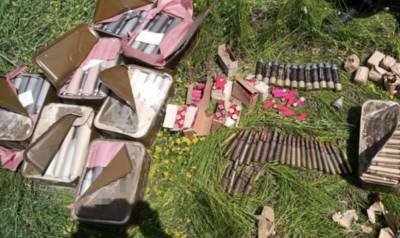 На Луганщине ликвидировали крупный схрон оружия боевиков: подробности и фото