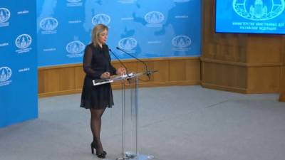 Захарова: западные партнеры "не заметили" очередной обстрел Донбасса со стороны Украины