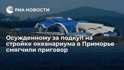 Осужденному по делу о подкупе на стройке Приморского океанариума смягчили приговор