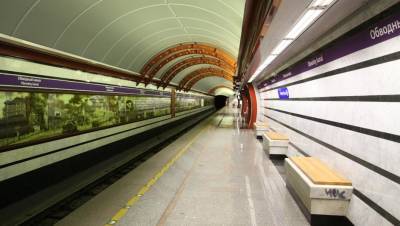 На станции метро "Обводный канал" пассажир упал на пути