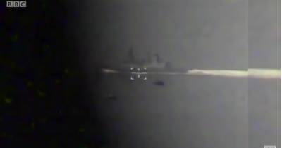 Атака России на британский эсминец в Крыму: появилось видео инцидента