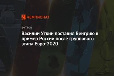 Василий Уткин поставил Венгрию в пример России после группового этапа Евро-2020
