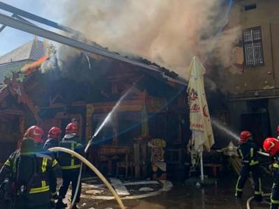 В Тернополе произошел пожар в ресторане