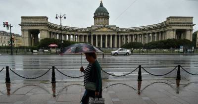 Скверы и сады в центре Петербурга закрыли из-за непогоды