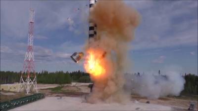 Проведение испытаний ракеты «Сармат»