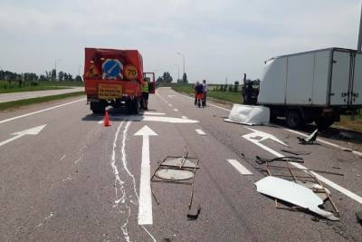 Водитель Газели погиб при столкновении с грузовиком дорожных рабочих в Белгородской области