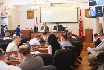 Губернатор принял участие в 30-м заседании Смоленской областной Думы