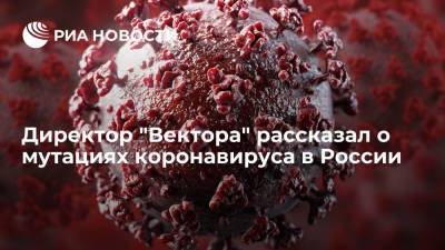 В "Векторе" рассказали, что в РФ обнаружили более 16 тысяч потенциальных мутаций коронавируса