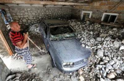 Поселок в оккупированной Ялте после дождей оказался завален камнями - novostiua.news - Украина - Крым - Ялта