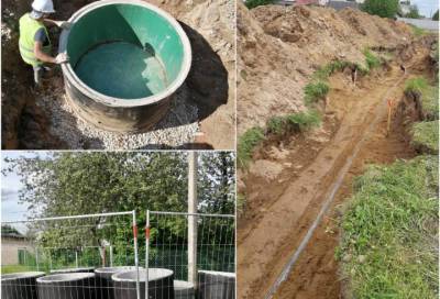 В деревне Сланцевского района продолжается капремонт участка водопроводной сети