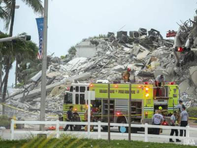 В Майами частично обрушился 12-этажный жилой дом, около 99 человек пропали без вести. Видео