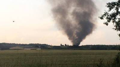 Очевидцы рассказали о крушении Ми-8 в Ленобласти