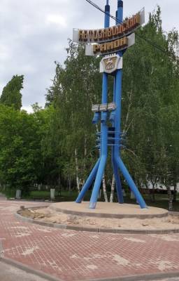 Две стелы ремонтируют в Автозаводском районе к 800-летию Нижнего Новгорода