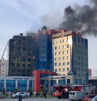 Прокуратура установила причину пожара в офисе «Роснефти» на Ямале