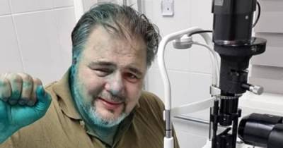 Пропагандист Коцаба попал в больницу после "зеленого дождя" в Ивано-Франковске (ФОТО)