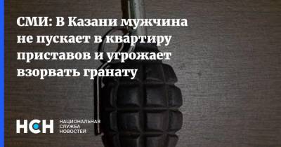 СМИ: В Казани мужчина не пускает в квартиру приставов и угрожает взорвать гранату