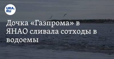 Дочка «Газпрома» в ЯНАО сливала сотходы в водоемы