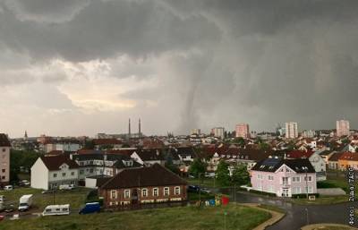 По юго-востоку Чехии пронесся торнадо