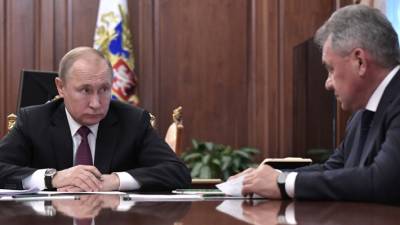 Путин дал особое поручение Шойгу после провокации эсминца ВМС Британии у берегов Крыма