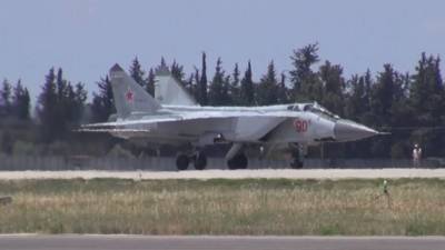 Оснащены гиперзвуковыми «Кинжалами»: полёты истребителей МиГ-31К, впервые переброшенных в Сирию