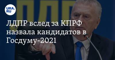 ЛДПР вслед за КПРФ назвала кандидатов в Госдуму-2021. Инсайд URA.RU подтвердился