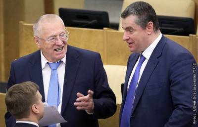 Жириновский и Слуцкий пойдут в Думу во главе списка ЛДПР