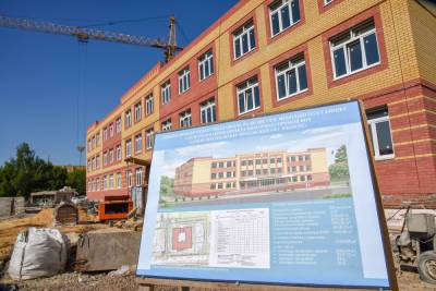 Новая школа в Медведеве откроется раньше запланированного
