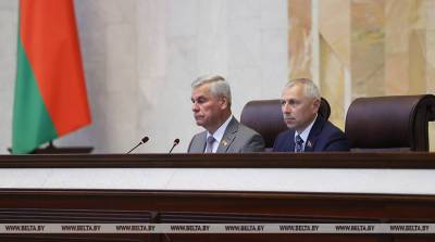 Выступление Андрейченко на закрытии пятой сессии Палаты представителей Национального собрания Беларуси седьмого созыва