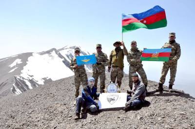 Завершилась экспедиция азербайджанских военнослужащих на вершину «Зафар» (ФОТО/ВИДЕО)