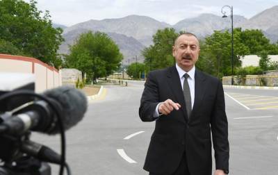 Алиев назвал решенным конфликт в Карабахе