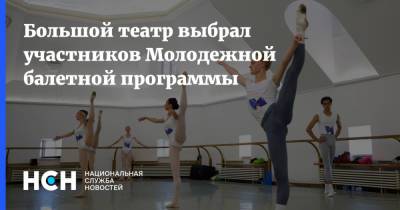 Большой театр выбрал участников Молодежной балетной программы