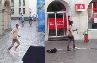 В Вюцберге неизвестный с ножом нападал на прохожих: трое погибших (видео)