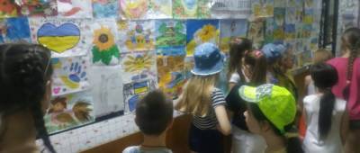 В Донецкой области открыли выставку рисунков «Конституция глазами детей»: фото