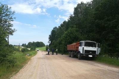 В Ошмянском районе велосипедист попал под грузовик