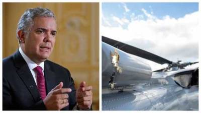 В Колумбии обстреляли вертолет с президентом на борту