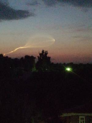 Светящийся объект наблюдали нижегородцы в небе 25 июня