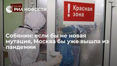Собянин заявил, что если бы не новая мутация коронавируса, Москва бы уже вышла из пандемии