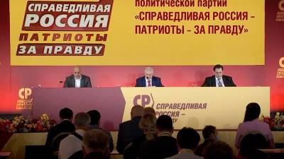 Партия "Справедливая Россия - Патриоты - За правду" утвердила предвыборную программу