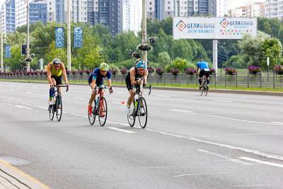 Милиция задержала трех велосипедистов на соревнованиях по триатлону в Минске