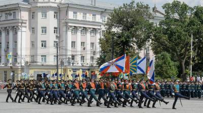 В центре Воронежа прошла церемония выпуска курсантов Военно-воздушной академии