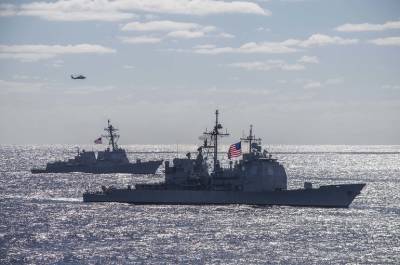Ракетный эсминец США вошёл в Чёрное море для военных учений