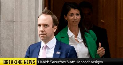 Мэтт Хэнкок - Глава Минздрава Великобритании подал в отставку на фоне начавшегося скандала (видео) - focus.ua - Украина - Англия - Великобритания
