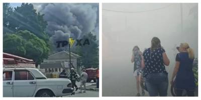 Все в дыму: масштабный пожар на рынке, слетелись все спасатели города