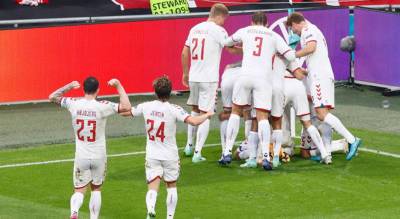 Футболисты Дании стали первыми четвертьфиналистами Евро-2020