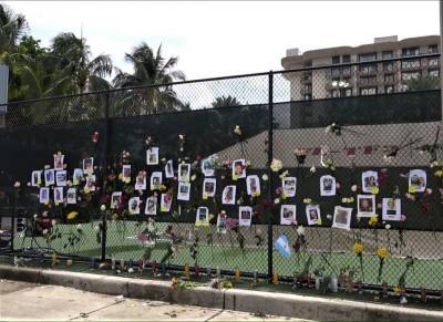 В Майами создали мемориал в честь погибших и пропавших без вести при обрушении здания и мира