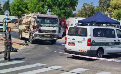 Арабские киллеры застрелили водителя грузовика в Лоде