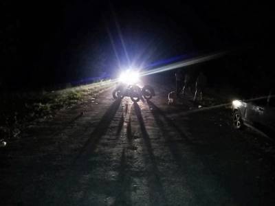 Не герои асфальта. Мотоцикл и мопед столкнулись на трассе в Липецкой области