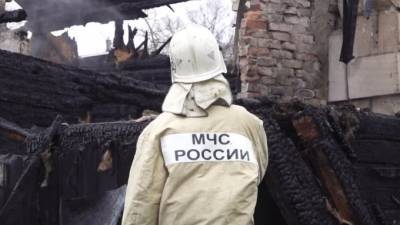 В Гатчине сгорел человек во время пожара