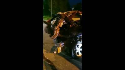 Серьезная автомобильная авария произошла в Хомутово